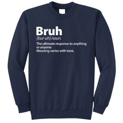 Funny Bruh Definition Sweatshirt