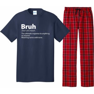 Funny Bruh Definition Pajama Set