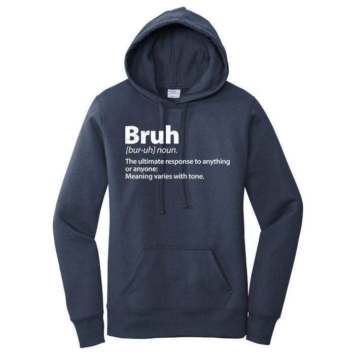 Funny Bruh Definition Women's Pullover Hoodie