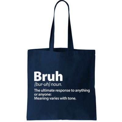 Funny Bruh Definition Bag
