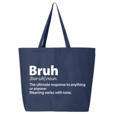 Funny Bruh Definition 25L Jumbo Tote