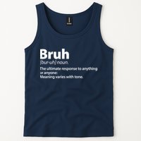Funny Bruh Definition Tank Top