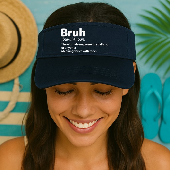 Funny Bruh Definition Visor