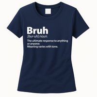Funny Bruh Definition Womens T-Shirt