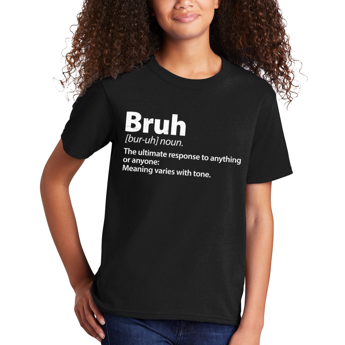 Funny Bruh Definition Kids T-Shirt