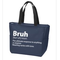 Funny Bruh Definition Zip Tote Bag