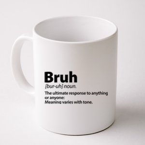 Funny Bruh Definition Coffee Mug