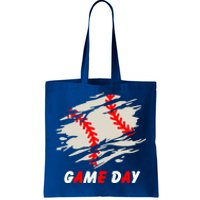 Funny Baseball Day Quote Cool Game Of The Day Gift Tote Bag