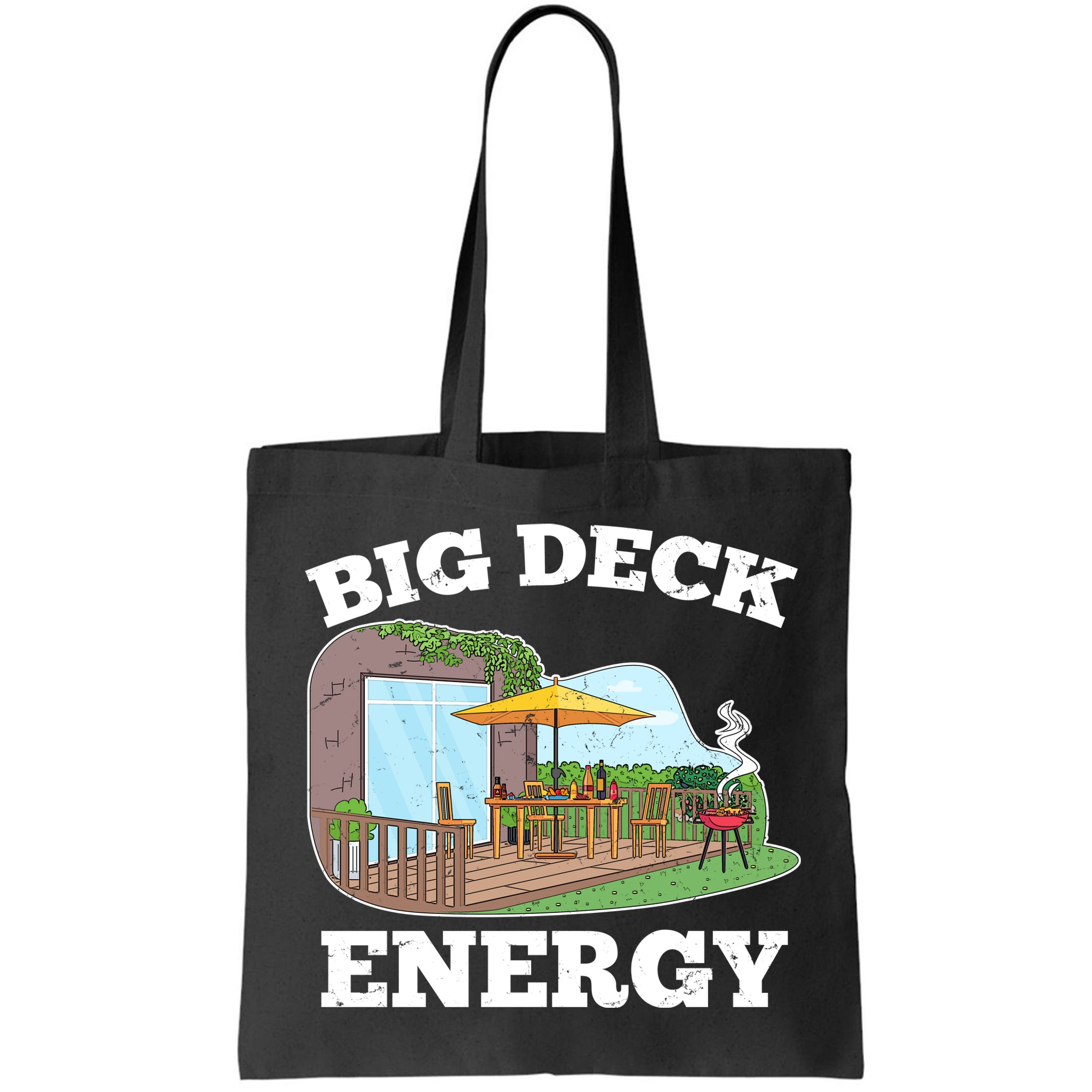 Funny Big Deck Energy Summer Vacation Bag