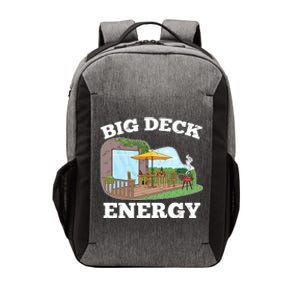 Funny Big Deck Energy Summer Vacation Vector Backpack