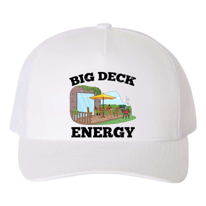 Funny Big Deck Energy Summer Vacation Yupoong Adult 5-Panel Trucker Hat