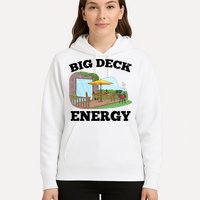 Funny Big Deck Energy Summer Vacation Hoodie