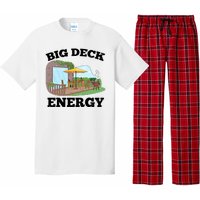 Funny Big Deck Energy Summer Vacation Pajama Set