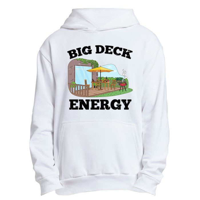 Funny Big Deck Energy Summer Vacation Urban Pullover Hoodie