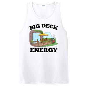 Funny Big Deck Energy Summer Vacation PosiCharge Competitor Tank