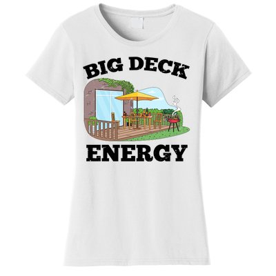 Funny Big Deck Energy Summer Vacation Women's T-Shirt