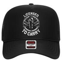 Funny Barber Designs For Men Dad Hairstyling Stylist Tools High Crown Mesh Back Trucker Hat