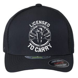 Funny Barber Designs For Men Dad Hairstyling Stylist Tools Flexfit Unipanel Trucker Cap