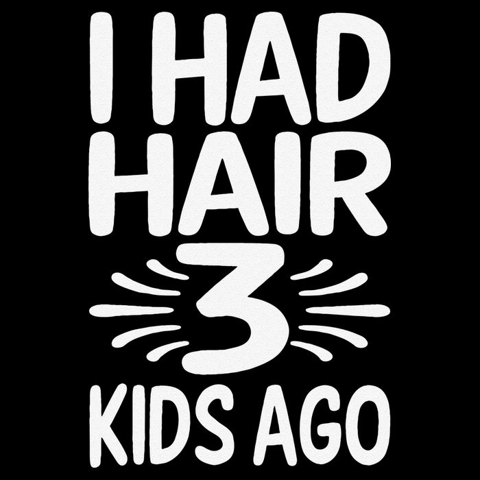 Funny Bald Dad Father Of Three Triplets Husband Fathers Day Tall T-Shirt