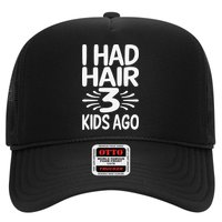 Funny Bald Dad Father Of Three Triplets Husband Fathers Day Hat