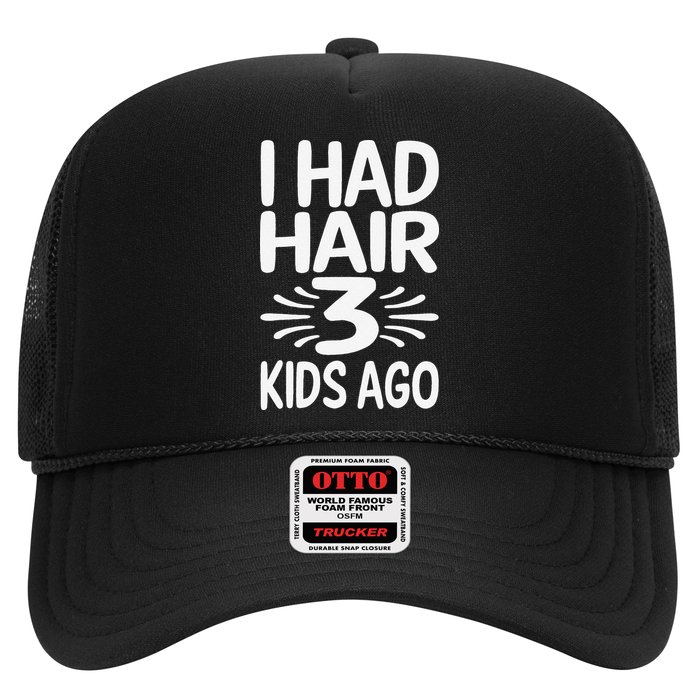 Funny Bald Dad Father Of Three Triplets Husband Fathers Day Hat