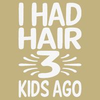 Funny Bald Dad Father Of Three Triplets Husband Fathers Day T-Shirt