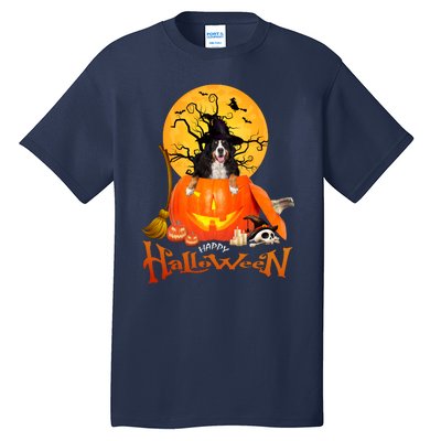 Funny Bernese Dog Spooky Halloween Tall T-Shirt