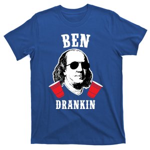 Funny Ben Drankin 4th Of July Aviator American Design Gift T-Shirt