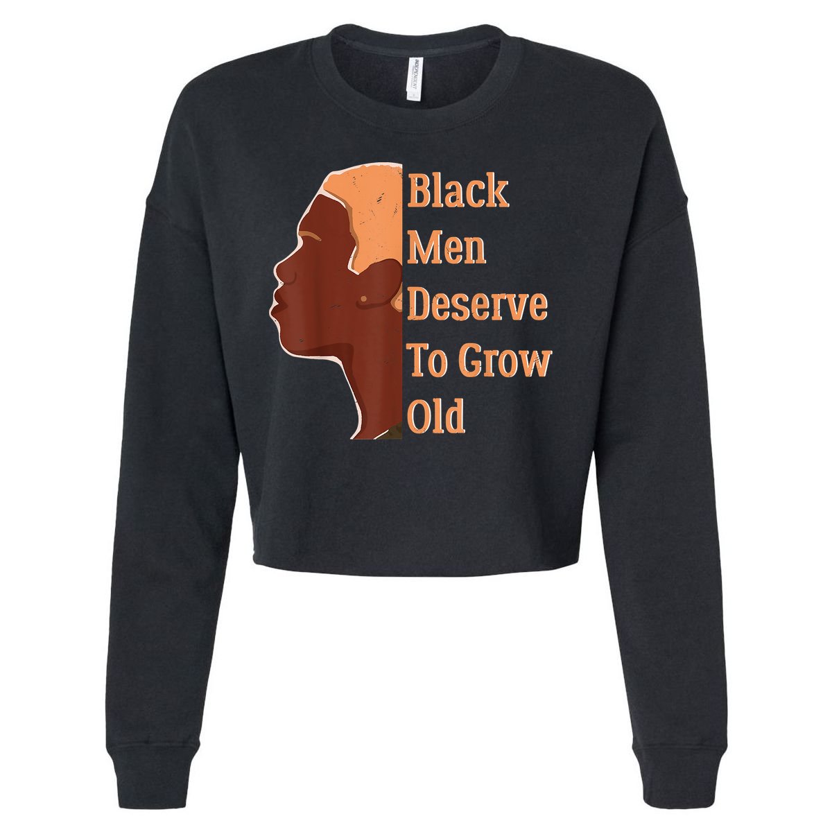 Funny Black Deserve To Grow Old Black History Month Cropped Pullover Crew