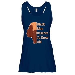 Funny Black Deserve To Grow Old Black History Month Ladies Essential Flowy Tank