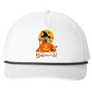 Funny Bordeaux Dog Spooky Halloween Snapback Five-Panel Rope Hat