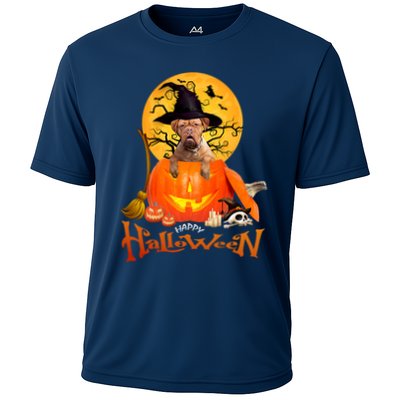 Funny Bordeaux Dog Spooky Halloween Performance Shirt