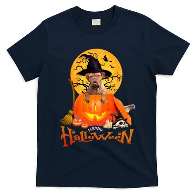 Funny Bordeaux Dog Spooky Halloween T-Shirt