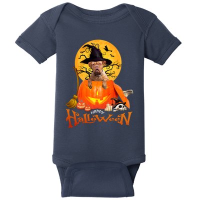 Funny Bordeaux Dog Spooky Halloween Baby Bodysuit