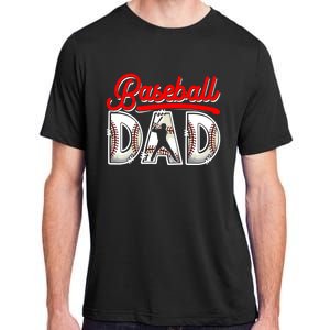 Funny Baseball Dad Daddy Fathers Day Sport Lover Baseball Gift Adult ChromaSoft Performance T-Shirt