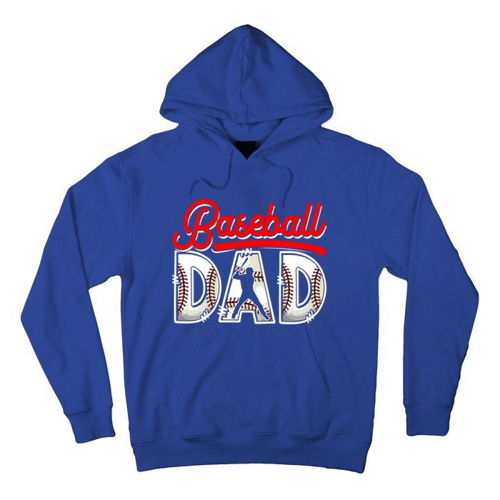 Funny Baseball Dad Daddy Fathers Day Sport Lover Baseball Gift Hoodie