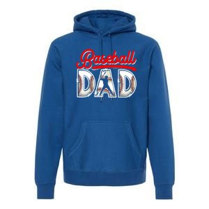 Funny Baseball Dad Daddy Fathers Day Sport Lover Baseball Gift Premium Hoodie