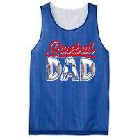 Funny Baseball Dad Daddy Fathers Day Sport Lover Baseball Gift Mesh Reversible Basketball Jersey Tank