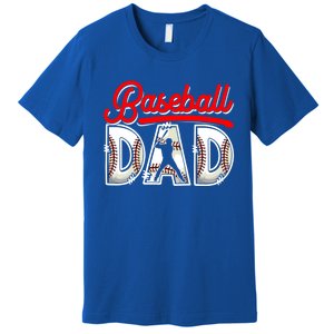 Funny Baseball Dad Daddy Fathers Day Sport Lover Baseball Gift Premium T-Shirt