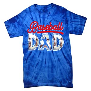 Funny Baseball Dad Daddy Fathers Day Sport Lover Baseball Gift Tie-Dye T-Shirt