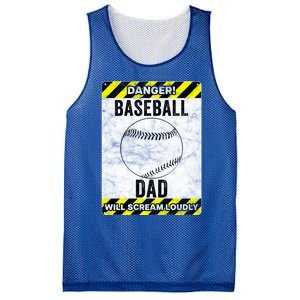 Funny Baseball Dad Sign Baseball Dad Gift Mesh Reversible Basketball Jersey Tank