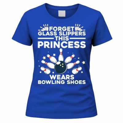 Funny Bowling Design For Women Girls Bowling Shoes Bowler Women's T-Shirt