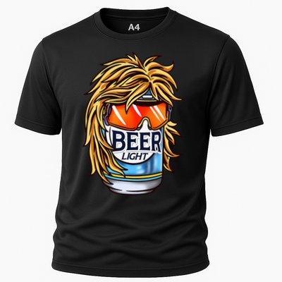 Funny Beer Drinking Funny Redneck Mullet Performance Shirt