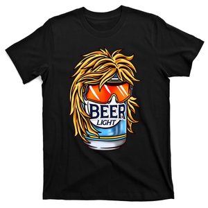 Funny Beer Drinking Funny Redneck Mullet T-Shirt