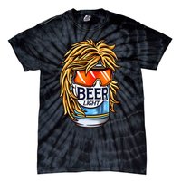 Funny Beer Drinking Funny Redneck Mullet Tie-Dye T-Shirt