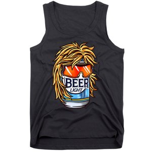 Funny Beer Drinking Funny Redneck Mullet Tank Top