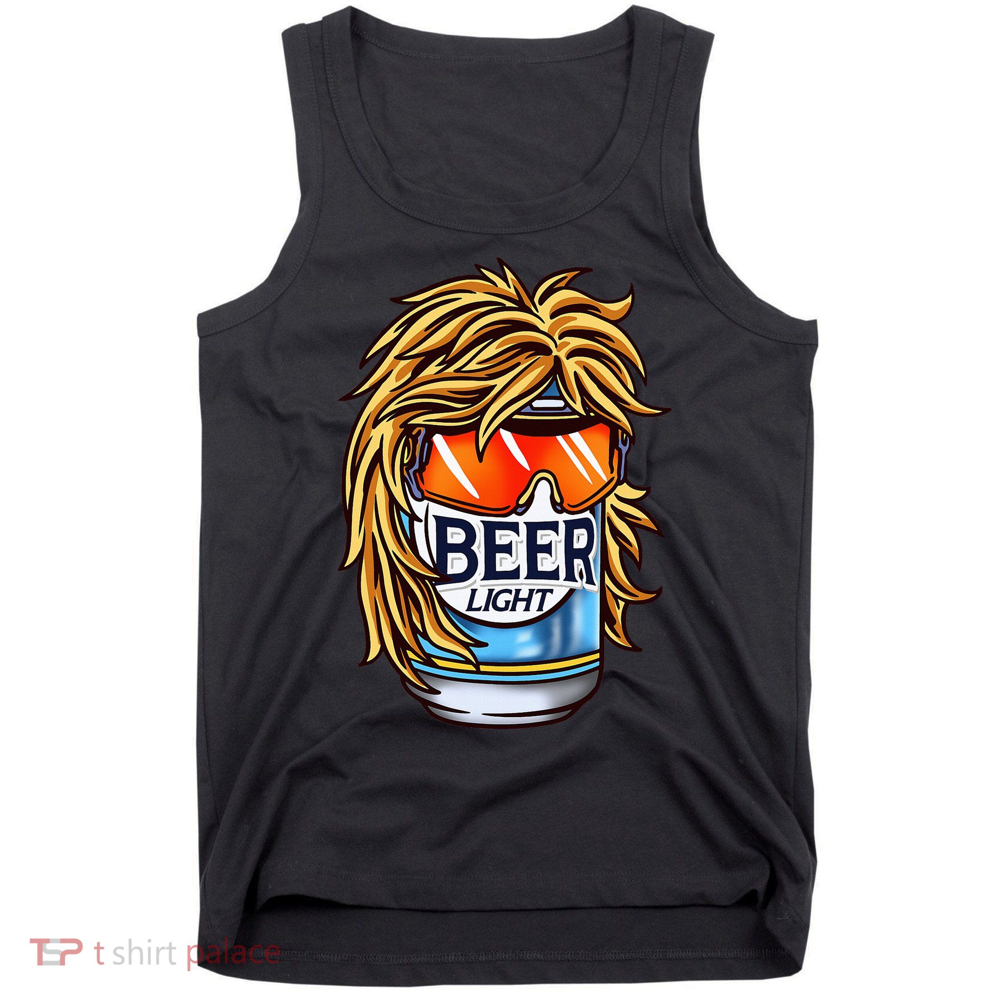 Funny Beer Drinking Funny Redneck Mullet Tank Top