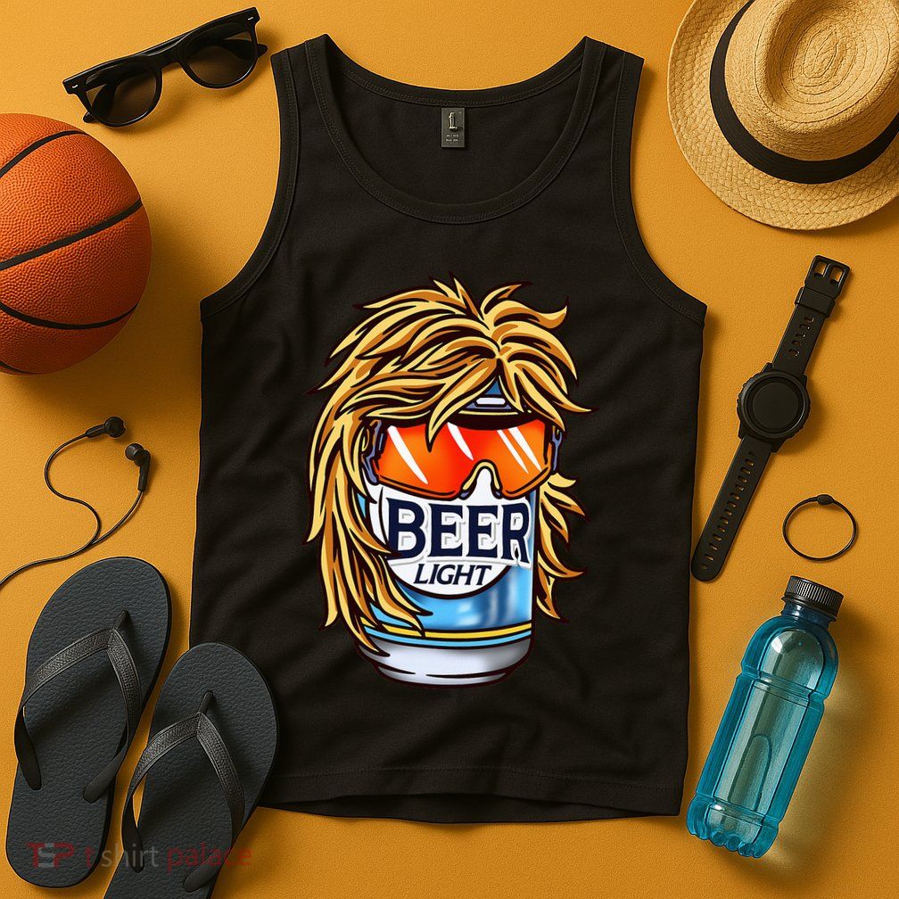Funny Beer Drinking Funny Redneck Mullet Tank Top