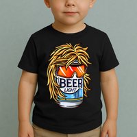 Funny Beer Drinking Funny Redneck Mullet Toddler T-Shirt