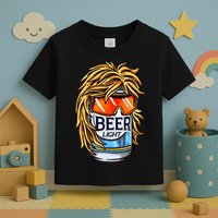 Funny Beer Drinking Funny Redneck Mullet Toddler T-Shirt
